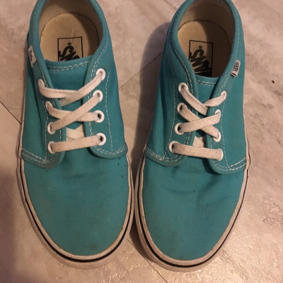๐ Turquoise Vans ๐ - Picture 1 of 7